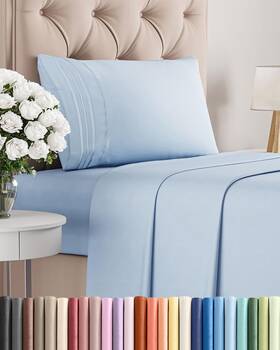 Cgk Unlimited 060765269628 Twin Size 3 Piece Sheet Set Comfy Breathable And Cooling Bed Sheets Hotel Cgk Unlimited 060765269628 Twin Size 3 Piece Sheet Set Comfy Breathable And Cooling Bed Sheets Hotel