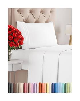 Cgk Unlimited 060937141844 Twin Xl Size 3 Piece Sheet Set - Comfy Breathable And Cooling Bed Sheets