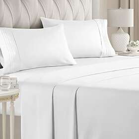 Cgk Unlimited 060937142001 Full Size 4 Piece Sheet Set - Comfy Breathable And Cooling Sheets Hotel Luxur