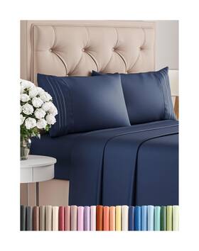 Cgk Unlimited 060937142117 Queen Size 4 Piece Sheet Set - Comfy Breathable And Cooling Bed Sheets Ho Cgk Unlimited 060937142117 Queen Size 4 Piece Sheet Set - Comfy Breathable And Cooling Bed Sheets Ho