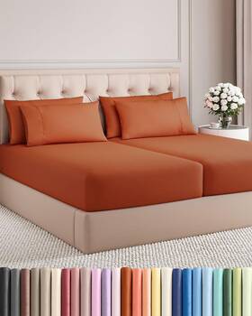 Cgk Unlimited 061017860006 Split King 7 Piece Sheet Set Comfy Breathable And Cooling Soft Hotel Luxury B Cgk Unlimited 061017860006 Split King 7 Piece Sheet Set Comfy Breathable And Cooling Soft Hotel Luxury B