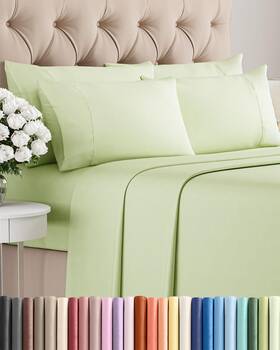 Cgk Unlimited 061017860709 Queen 6 Piece Sheet Set Comfy Breathable And Cooling Ultrasoft Hotel Luxury B Cgk Unlimited 061017860709 Queen 6 Piece Sheet Set Comfy Breathable And Cooling Ultrasoft Hotel Luxury B