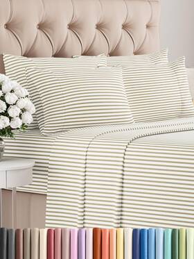 Cgk Unlimited 061017860723 Queen Sheets Set 6 Piece - Includes 4 Pillowcases Bed Size S Cgk Unlimited 061017860723 Queen Sheets Set 6 Piece - Includes 4 Pillowcases Bed Size S