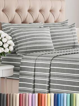 Cgk Unlimited 061017861331 King Sheets Set 6 Piece - Includes 4 Pillowcases Bed Size Sof