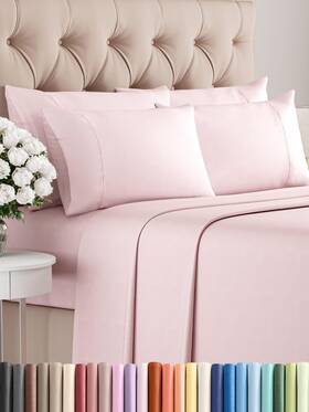 Cgk Unlimited 061017861669 Full Sheets Set 6 Piece - Includes 4 Pillowcases Bed Size Sof