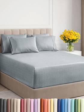 Cgk Unlimited 061018750627 Extra Deep King Sheet Set - 6 Piece Breathable And Cooling Sheets Hotel Lux