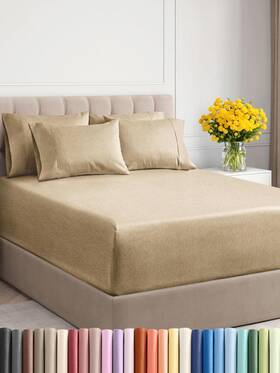 Cgk Unlimited 061018750900 Extra Deep Queen Sheet Set - 6 Piece Breathable And Cooling Sheets Hotel Luxu