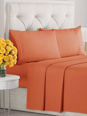 Cgk Unlimited 061018755929 Full Size 4 Piece Sheet Set - Extra Soft Breathable And Cooling Hotel Luxury
