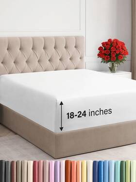 21inchfittedcalkingwhite Cgk Unlimited Extra Deep Cal King Fitted Sheet - Hotel Luxury Single Only Ea 21inchfittedcalkingwhite Cgk Unlimited Extra Deep Cal King Fitted Sheet - Hotel Luxury Single Only Ea