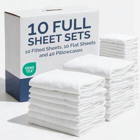 Cgk Unlimited 744110927405 Bulk Case Pack Of 10 Sheet Sets - Complete 6 Piece Full Size B