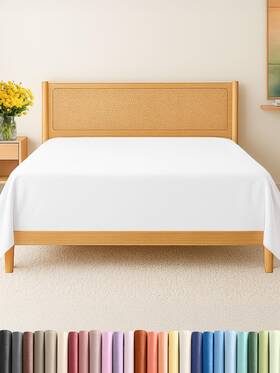 B07ph15x26 Cgk Unlimited Twin Flat Sheet Hotel Quality Ultra-soft Breathable Cool Top Bed - 80 Char