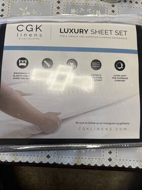 X002ceo1ax Cgk Unlimited Split King Size 4-piece Luxury Sheet Set Ultra Soft. Light Grey
