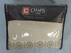 Chaps Ralph Lauren Full Sheet Set French Riviera Black Dot Discontinued 400899633431