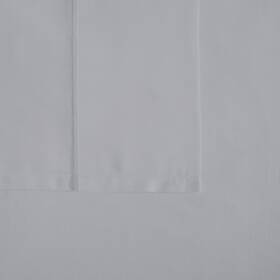 Charisma 783048164759 310 Thread Count Solid Color Cotton Pillowcase Pair Grey King