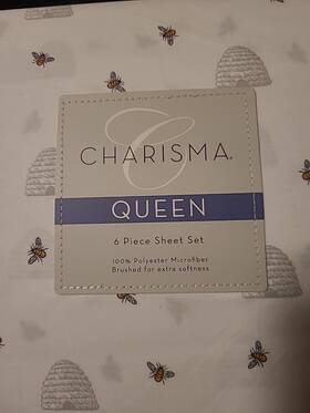 Charisma 840125904339 Queen Size 6 Piece Sheet Set Honey Bee Charisma 840125904339 Queen Size 6 Piece Sheet Set Honey Bee