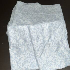 Uor00824 Charisma Blue White Shabby King Size 4 Pc Sheet Set Polyester Microfiber Uor00824 Charisma Blue White Shabby King Size 4 Pc Sheet Set Polyester Microfiber
