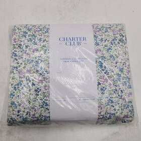 Charter Club 194137158618 New Twin Ditsy Floral Printed 550-thread Count 3-pc Sheet Set Charter Club 194137158618 New Twin Ditsy Floral Printed 550-thread Count 3-pc Sheet Set