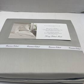 Charter Club 732995695908 Gossamer Cotton 550 Tread Count Sheet King Fitted Beige New