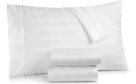 Charter Club 732998216162 New Damask Stripe King 4 Pc Sheet Set 550 Tc Supima White Charter Club 732998216162 New Damask Stripe King 4 Pc Sheet Set 550 Tc Supima White