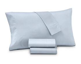 Charter Club 733002998432 Blue Sleep Luxe Flannel 4-pc Sheet Set Full 100% Cotton