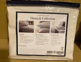 Charter Club Damask 733003938826 Full Collection 550 Thread Count 4 Pc Sheet Set Nip