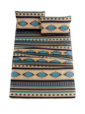 Chezmoi Collection 840079143273 Prescott 4-piece Southwestern Geometric Tribal Multicolor Chezmoi Collection 840079143273 Prescott 4-piece Southwestern Geometric Tribal Multicolor