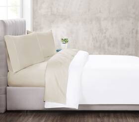 Christian Siriano Ny 783048163400 300 Tc Twin Xl 3 Piece Sheet And Pillowcase Set - Cotton Sateen Collection Christian Siriano Ny 783048163400 300 Tc Twin Xl 3 Piece Sheet And Pillowcase Set - Cotton Sateen Collection