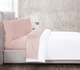 Christian Siriano Ny 783048163547 300 Tc King 4 Piece Sheet And Pillowcase Set - Cotton Sateen Collection B
