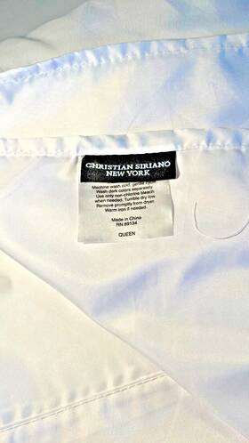 Ss4071sbck-4706 Christian Siriano Queen Sheet Set White New York 100% Polyester Microfiber 7-pcs Ss4071sbck-4706 Christian Siriano Queen Sheet Set White New York 100% Polyester Microfiber 7-pcs