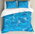 Cj78ww2cbs Vcfun Family Comfort Bed Sheet Aqua Realistic Vivid 696576774096