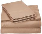 Cl-2018 Sheet Set Short Queen Taupe Solid Thread Count Egyptian Cotton Cl-2018 Sheet Set Short Queen Taupe Solid Thread Count Egyptian Cotton