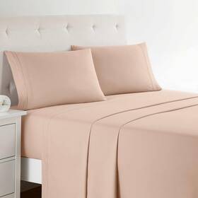 18-3lin-q-pech Clara Clark Bed Sheets Premier 1800 Series 4 Piece Sheet Set Deep Pocket Wrinkle 18-3lin-q-pech Clara Clark Bed Sheets Premier 1800 Series 4 Piece Sheet Set Deep Pocket Wrinkle