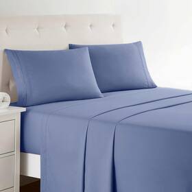 Clara Clark 712096284126 Queen Sheets Set 4pcs Microfiber Bed Linen Deep Pocket Steel Blue Sheet Clara Clark 712096284126 Queen Sheets Set 4pcs Microfiber Bed Linen Deep Pocket Steel Blue Sheet