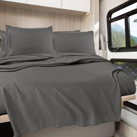 Clara Clark 840073601120 Rv Queen Sheets 6 Piece Set - Hotel Luxury For Bunks Super