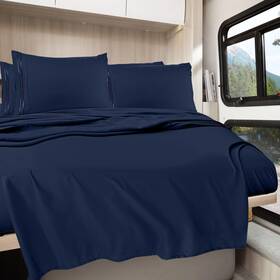 Clara Clark 840073601199 Rv Queen Sheets 6 Piece Set - Hotel Luxury For Bunks Su