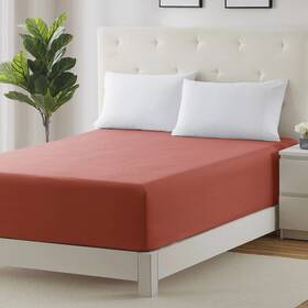 Fitedcc21-f-org Clara Clark Fitted Sheet Extra Deep Pocket Fits Mattress Luxury Soft