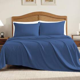 Cleva 939349526701 Clevahome Sheet Set King Size 4-piece Bedding Lightweight And Super Soft Easy