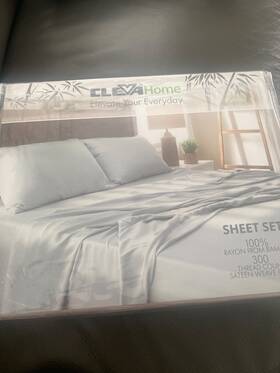 B-bs4q-hh Cleva Clevahome Sheets Queen Bed Sheet Set 100% Rayon Derived From Bamboo Luxurio