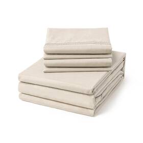 M-bs6k-th.01 Cleva Clevahome King Size Sheet Set 6 Piece Soft Breathable Luxury Bed