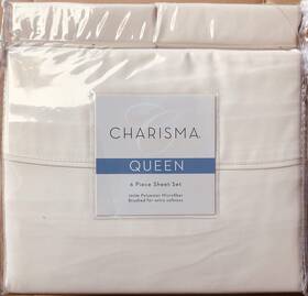 Cma Dishmachines 844178073912 Charisma Microfiber 6-piece Sheet Set Bone Queen Cma Dishmachines 844178073912 Charisma Microfiber 6-piece Sheet Set Bone Queen