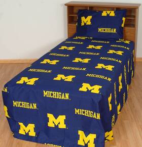 College Covers 842141003157 Everything Comfy Michigan Wolverines Twin Sized 3 Piece Sheet College Covers 842141003157 Everything Comfy Michigan Wolverines Twin Sized 3 Piece Sheet