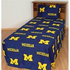College Covers Micsstx Michigan Printed Sheet Set Twin Xl Solid 842141003164