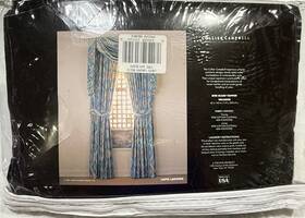 Collier Campbell 083013231760 Vintage Lapis Lagoon Scarf Topper Valance 45 Inch X 143 Collier Campbell 083013231760 Vintage Lapis Lagoon Scarf Topper Valance 45 Inch X 143