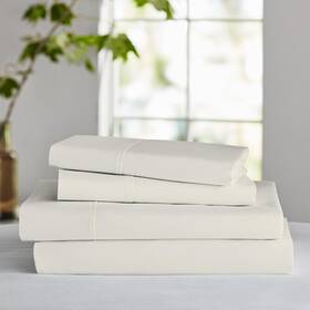 Color Sense 840380928842 800 Thread Count Queen Ivory Sheets Set Ultra Soft And Silky Cotton Rich Easy Color Sense 840380928842 800 Thread Count Queen Ivory Sheets Set Ultra Soft And Silky Cotton Rich Easy