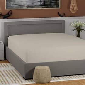 Color Sense 840380930494 100% Cotton Full Size Fitted Sheet Sandshell Breathable And Lightweight Color Sense 840380930494 100% Cotton Full Size Fitted Sheet Sandshell Breathable And Lightweight