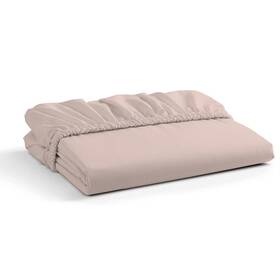 89484197 Color Sense 200tc Cotton Percale Fitted Sheet Breathable Soft Blush Full