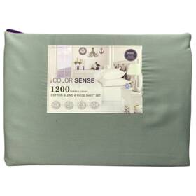 840380966998-p Color Sense Ny 1200 Thread Count Cotton Blend 6-piece Sheet Set King