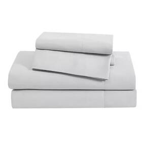 Cfh-lgry-q300 Comfort Home Queen Size 100% Cotton Sateen Bedsheet Set - 300 Thread Count