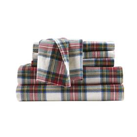 Comfort Spaces 022164175806 Cotton Flannel Breathable Warm Deep Pocket Sheets With Pillow Case Bedding C