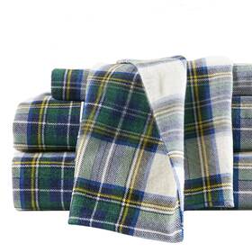 Comfort Spaces 022164175813 Cotton Flannel Breathable Warm Deep Pocket Sheets With Pillow Case Bedding F